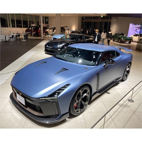 AUTOart Nissan GT-R50 By Italdesign 2020 - Matt Blue/Blue Carbon 1:18