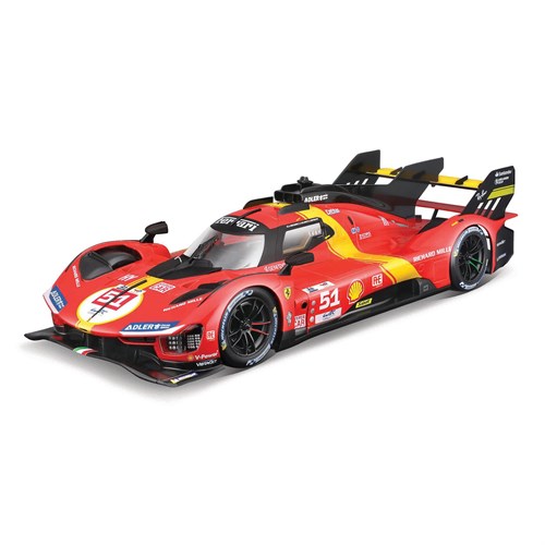 Burago Ferrari 499P - 1st 2023 Le Mans 24 Hours - #51 1:18 model car