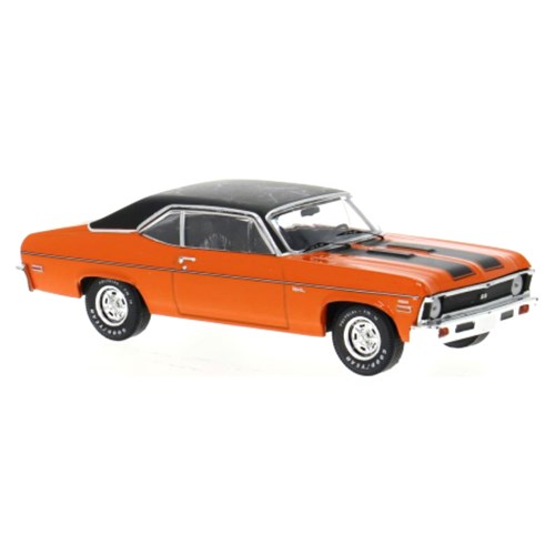 IXO Chevrolet Nova SS 1971 - Orange/Black 1:43 model car