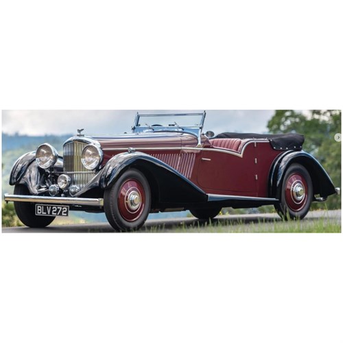 Cult Bentley 4.25 Litre Vanden Plas Tourer 1938 - Red 1:18 model car