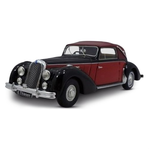 Esval Talbot Lago T26 Record Cabriolet 1948-1950 - Top Up - Red/Black 1:43