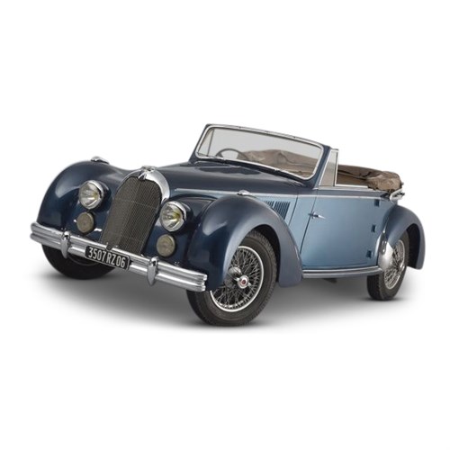 Esval Talbot Lago T26 Record Cabriolet 1948-1950 - Top Down - Two-Tone Blue 1:43