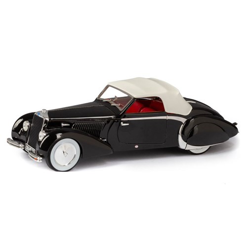 Esval Delage D6-70 Cabriolet By Letourneur & Marchand 1939 - Top Up & Rear Skirts - Black 1:43 model car