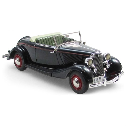 Esval Ford Model 18 Roadster 1933 - Top Down - Black 1:43 model car