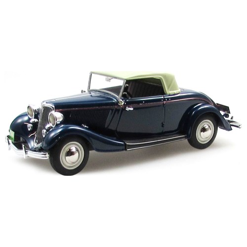 Esval Ford Model 18 Roadster 1933 - Top Up - Dark Blue 1:43 model car