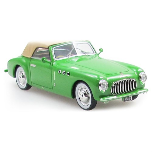 Esval Cisitalia 202 SMM Cabriolet By Stabilimente Farina 1947 - Top Up - Green 1:43 model car