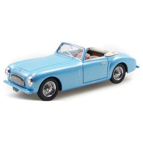 Esval Cisitalia 202 SMM Cabriolet By Stabilimente Farina 1947 - Top Down - Blue 1:43 model car