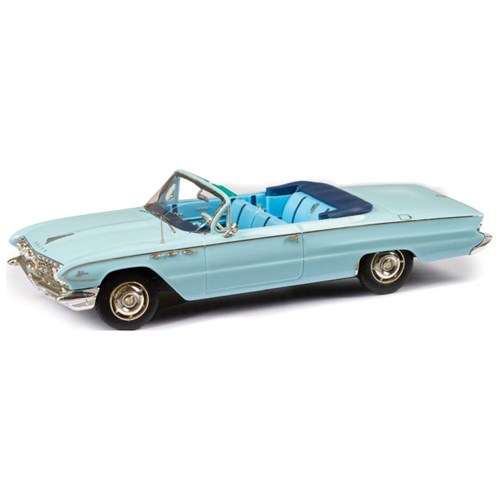 Esval Buick LeSabre 2-Door Cabriolet 1961 - Top Down - Blue 1:43