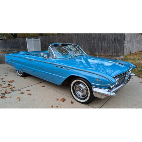 Esval Buick LeSabre 2-Door Cabriolet 1961 - Top Up - Blue 1:43