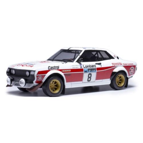 IXO Toyota Celica 2000 GT - 1977 RAC Rally - #8 H. Mikkola 1:18