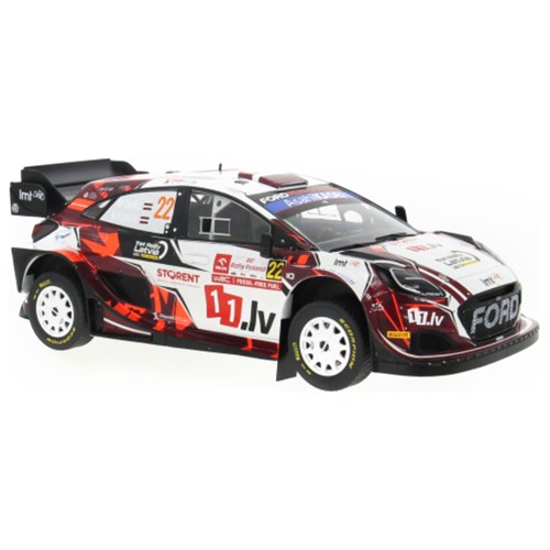 IXO Ford Puma Rally1 - 2024 Rally Poland - #22 M. Sesks 1:18