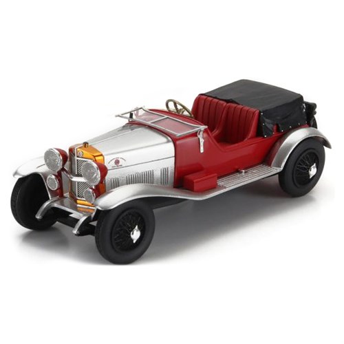 Kess Alfa Romeo RL Super Sport 1927 - Rear Seats Covered - Silver/Red/Black 1:43 model car