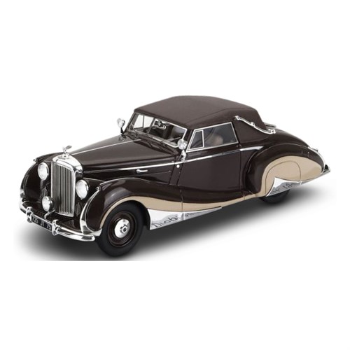 Kess Bentley Mk.VI Franay Drophead 1947 - Roof Closed - Brown/Cream 1:43 model car