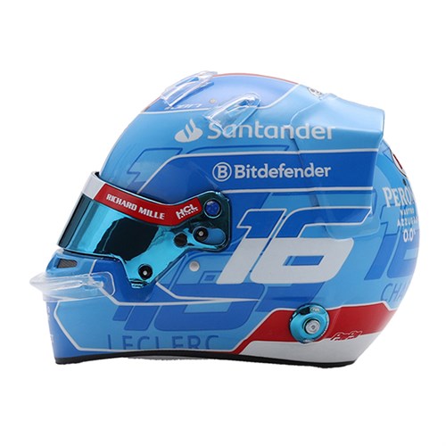 Look Smart Charles Leclerc Ferrari Helmet - 2024 Miami Grand Prix 1:5