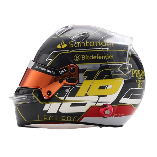 Look Smart Charles Leclerc Ferrari Helmet - 2024 Italian Grand Prix 1:5