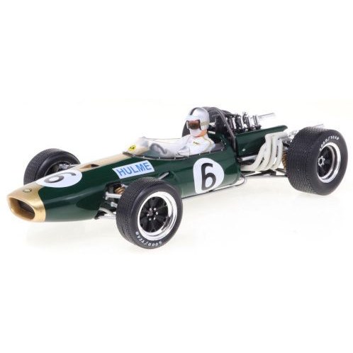 MCG Brabham BT20 - 1966 British Grand Prix - #6 D. Hulme 1:18
