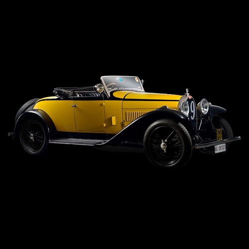 Matrix Bugatti Type 40 Roadster 1929 - Yellow/Black 1:43