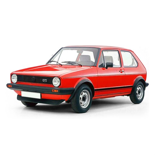 Norev Volkswagen Golf GTI 1976 - Mars Red 1:12 model car