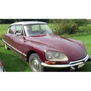 Norev Citroen DS23 Pallas 1972 - Grenade Red/Silver 1:43 model car