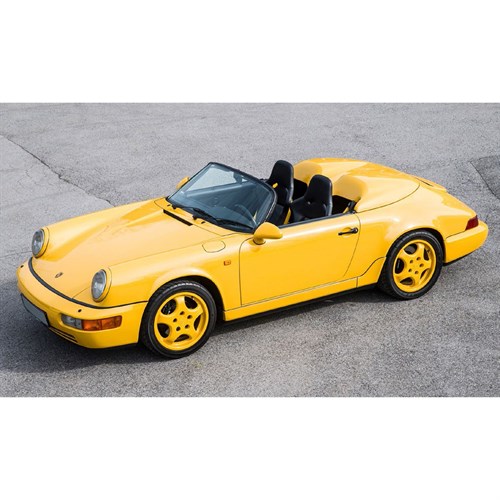 Norev Porsche 911 Speedster 1993 - Speed Yellow 1:18 model car