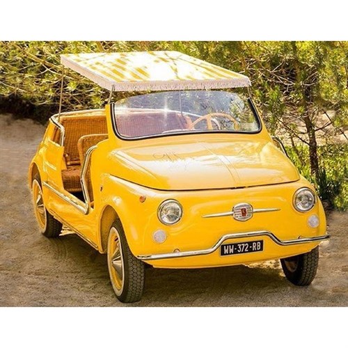 Norev Fiat 500 Jolly 1965 - Yellow 1:18