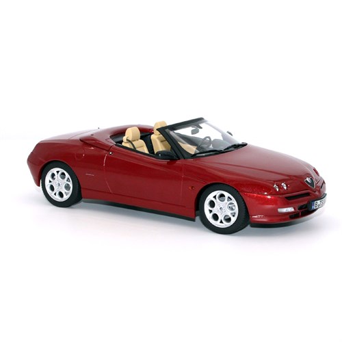 Norev Alfa Romeo Spider 1999 - Proteo Red Metallic 1:18 model car