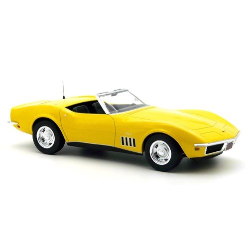 Norev Chevrolet Corvette Convertible 1969 - Daytona Yellow 1:18 model car