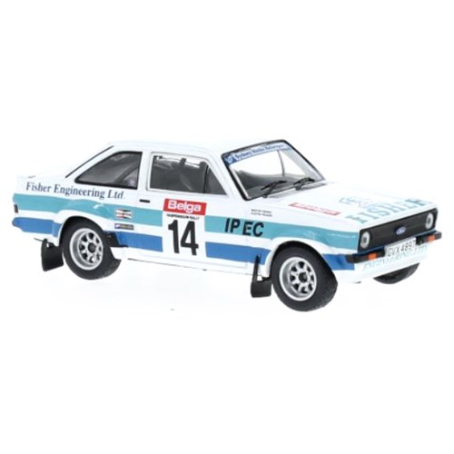 IXO Ford Escort Mk.II RS 1800 - 1981 Haspengouw Rally - #14 B. Fisher 1:43