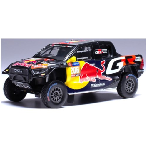 IXO Toyota GR Hilux - 2024 Dakar Rally - #206 Lucas Moraes 1:43 model car