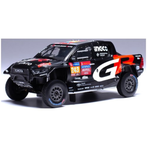 IXO Toyota GR Hilux - 2024 Dakar Rally - #243 Guy Botterill 1:43 model car