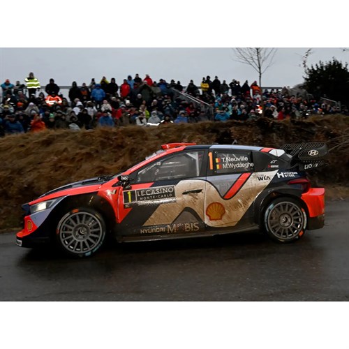 IXO Hyundai i20 N Rally1 - 2025 Monte Carlo Rally - #1 Thierry Neuville 1:43 model car