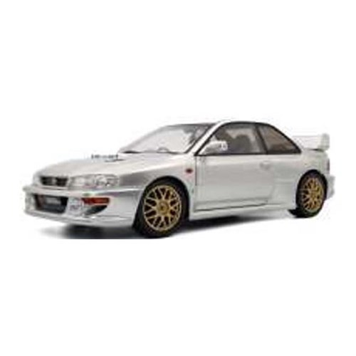 Solido Subaru Impreza 22B 1998 - Silver 1:18