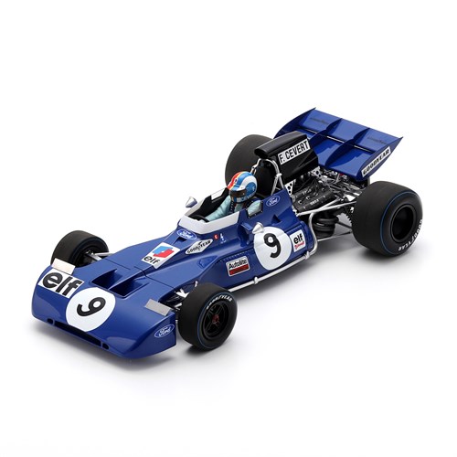 Spark Tyrrell 002 - 1st 1971 American Grand Prix - #9 F. Cevert 1:18