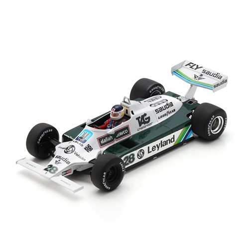 Spark Williams FW07C - 1st 1980 Monaco Grand Prix - #28 C. Reutemann 1:18