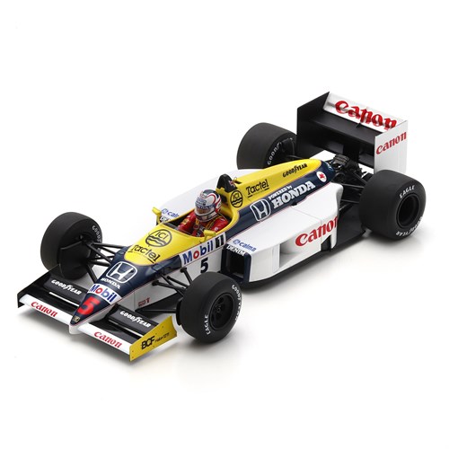 Spark Williams FW11 - 1st 1986 British Grand Prix - #5 N. Mansell 1:18 model car