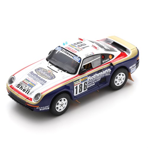 Spark Porsche 959 - 1st 1986 Paris-Dakar Rally - #186 R. Metge 1:18