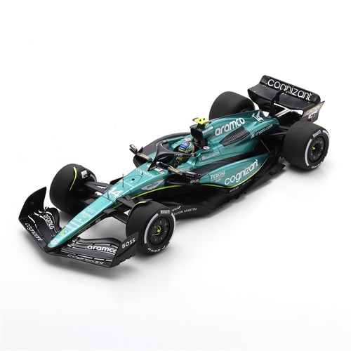 Spark Aston Martin AMR23 - 2023 Bahrain Grand Prix - #14 F. Alonso 1:18