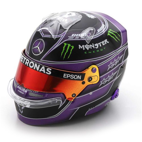 Spark Lewis Hamilton Mercedes Helmet - 2020 Turkish Grand Prix 1:5