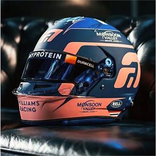 Spark Alexander Albon Williams Helmet - 2024 1:5