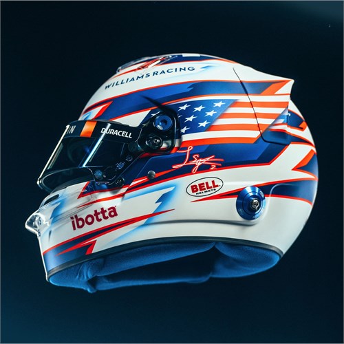 Spark Logan Sargeant Williams Helmet - 2024 1:5