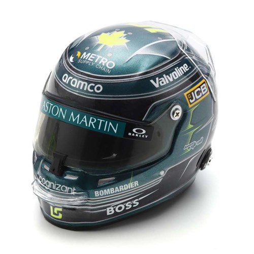 Spark Lance Stroll Aston Martin Helmet - 2024 1:5