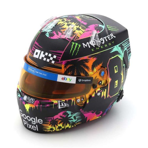 Spark Oscar Piastri McLaren Helmet - 2024 Miami Grand Prix 1:5