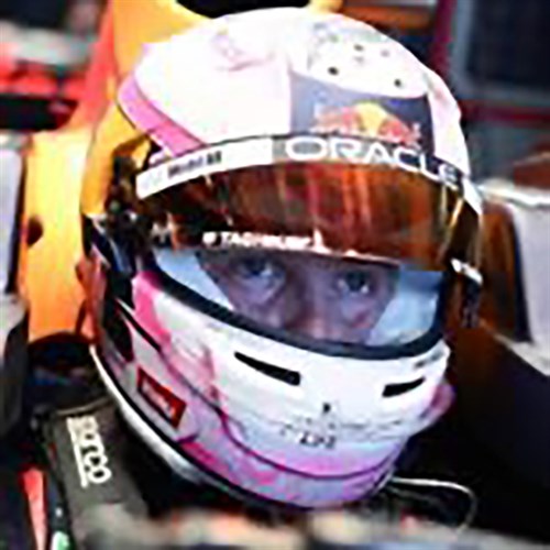 Spark Liam Lawson Red Bull Helmet - 2025 1:5