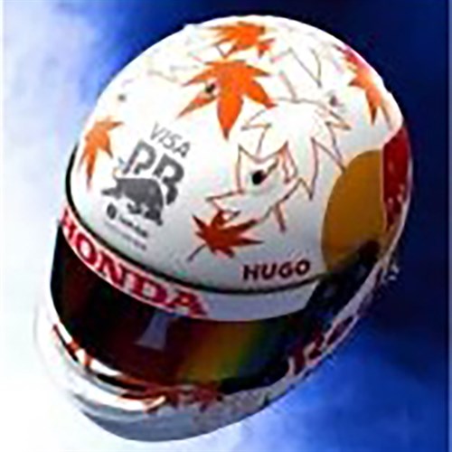 Spark Yuki Tsunoda Racing Bulls Helmet - 2025 1:5