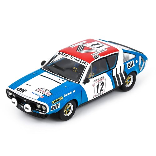 Spark Renault 17 - 1974 Rally Corsica - #12 Jean-Francois Piot 1:43 model car