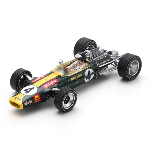 Spark Lotus 49 - 1st 1968 South African Grand Prix - #4 Jim Clark 1:43 model car