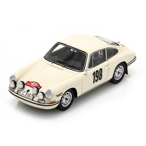 Spark Porsche 911 T - 1968 Monte Carlo Rally - #198 Sobieslaw Zasada 1:43 model car