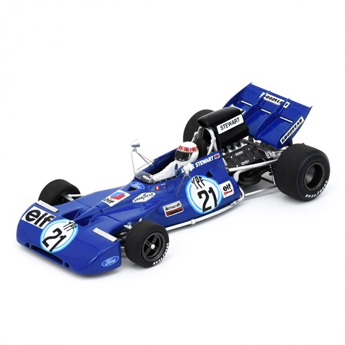 Spark Tyrrell 003 - 1st 1972 Argentinian Grand Prix - #21 Jackie Stewart 1:43 model car