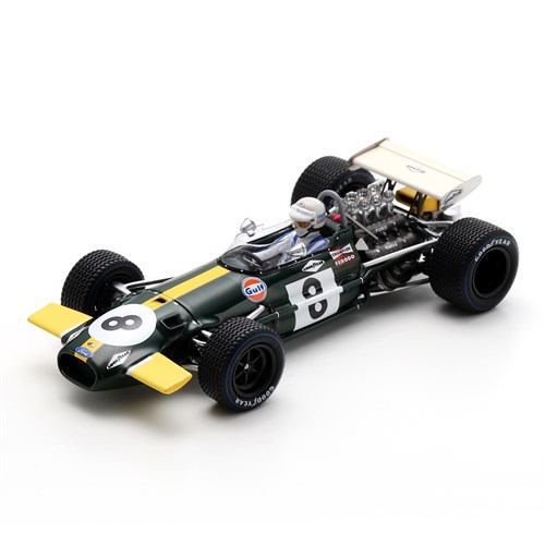 Spark Brabham BT26A - 1969 Mexican Grand Prix - #8 Jack Brabham 1:43 model car