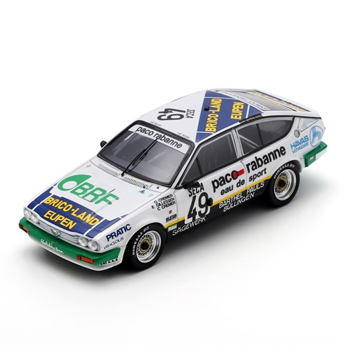 Spark Alfa Romeo GTV6 - 1986 Spa 24 Hours - #49 1:43 model car